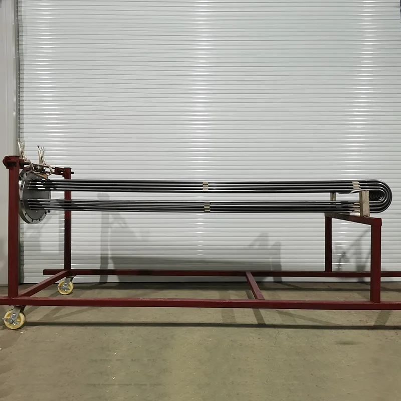 1.Танталовый U-образный теплообменник F=8,5 м².1